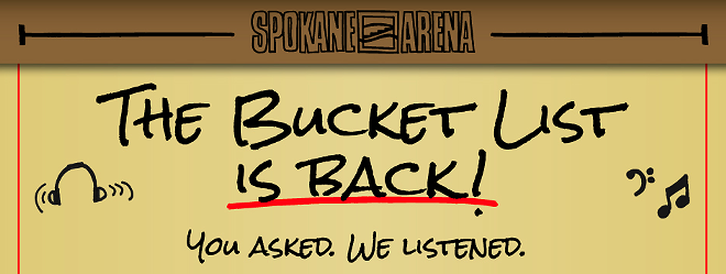 Spokane Arena releases "Bucket List": P!nk, Bruno Mars, Justin Timberlake are most requested artists
