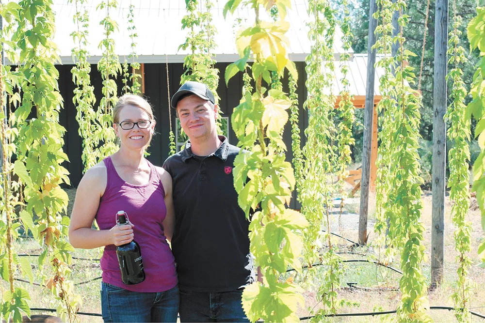 A North Idaho couple is creating the area's first farmbased brewery