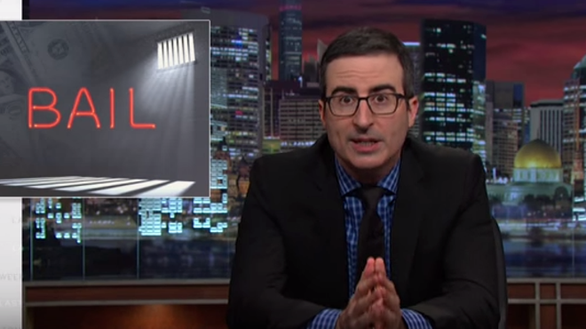 John Oliver lets loose on the bail system