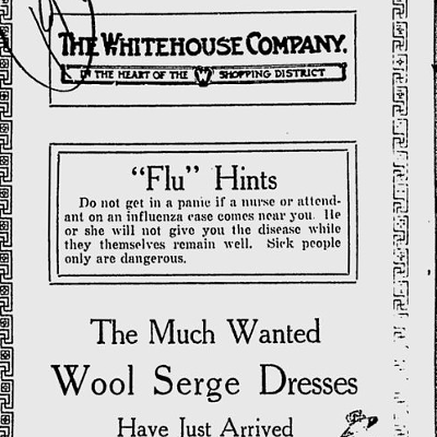 The Great Ad-Demic: How Spokane's businesses advertised in newspapers during the 1918 pandemic