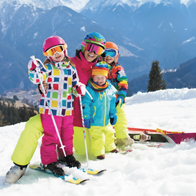 Local ski resorts have you and your family covered when it comes to learning to tame the mountains in winter