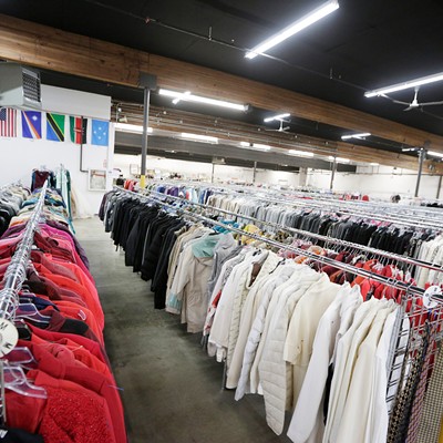 Almost all clothing donated to thrift stores gets reused or recycled