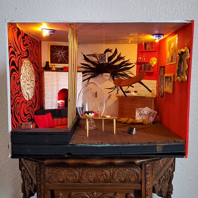 A new show at Coeur d'Alene's 5th Dimension Studios delivers dollhouse-inspired artwork