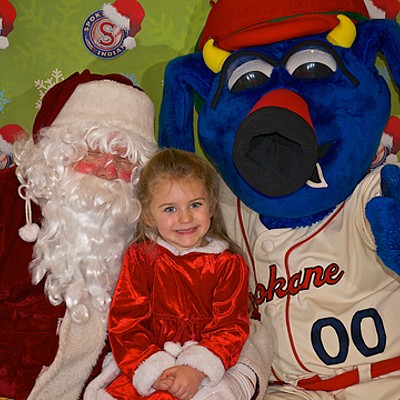 Santa and the Spokane Indians team up today and Thursday