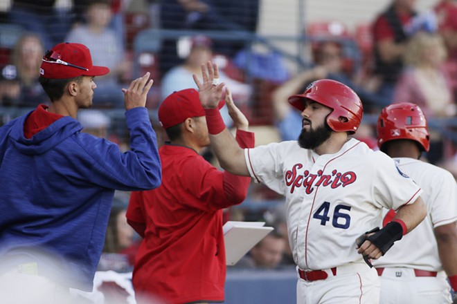 Photos of the Spokane Indians opening day win over the Eugene Emeralds at  Avista Stadium on Apr. 11, 2023, Spokane, The Pacific Northwest Inlander