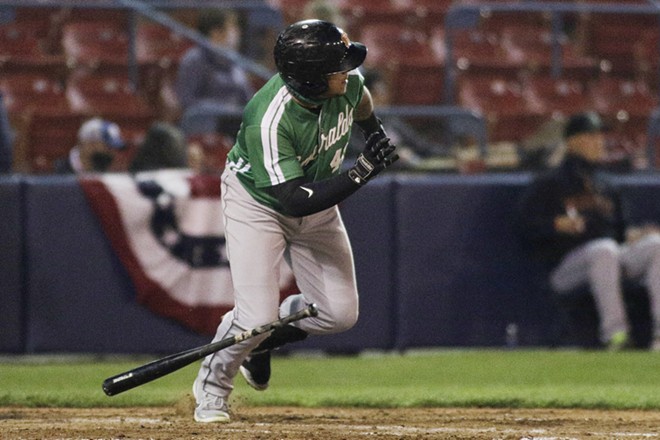 Photos of the Spokane Indians opening day win over the Eugene Emeralds at  Avista Stadium on Apr. 11, 2023, Spokane, The Pacific Northwest Inlander