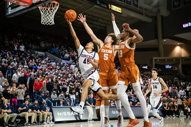 Photos from Gonzaga's 86-74 win against No. 5 Texas