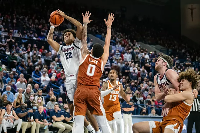 Photos from Gonzaga's 86-74 win against No. 5 Texas