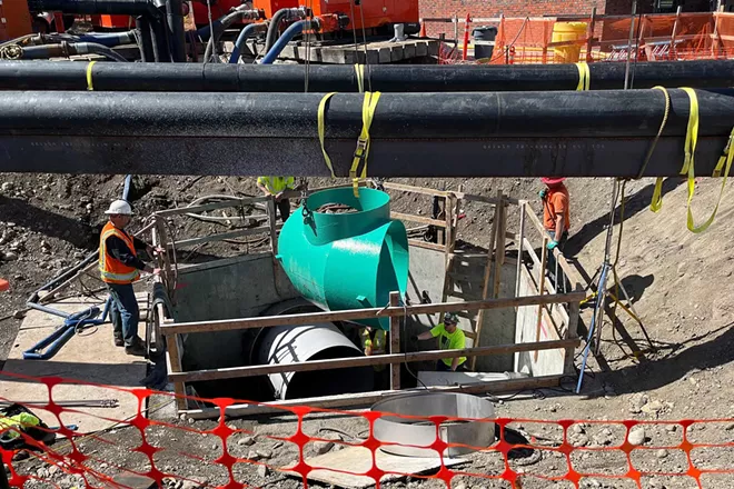 NEWS BRIEFS: Spokane swaps out its largest sewage pipe without creating a wastewater waterfall, and more. - Vimarsana News