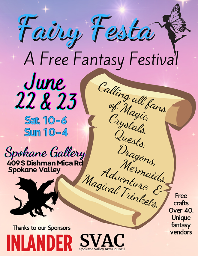 Fairy Festa 2024 Spokane Gallery and Framing Community, Festival