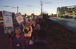 Union nurses and staff strike at Deaconess, Valley hospitals
