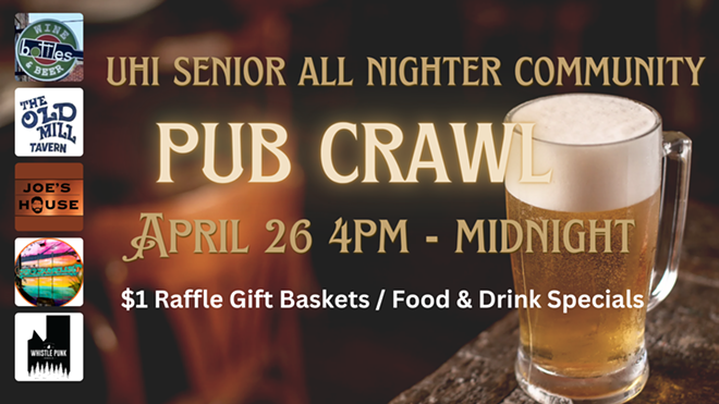 UHI Senior All Nighter Community Pub Crawl