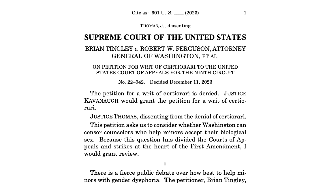 Image: Washington keeps ban on conversion therapy for LGBTQ+ youth after the US Supreme Court declines to weigh in