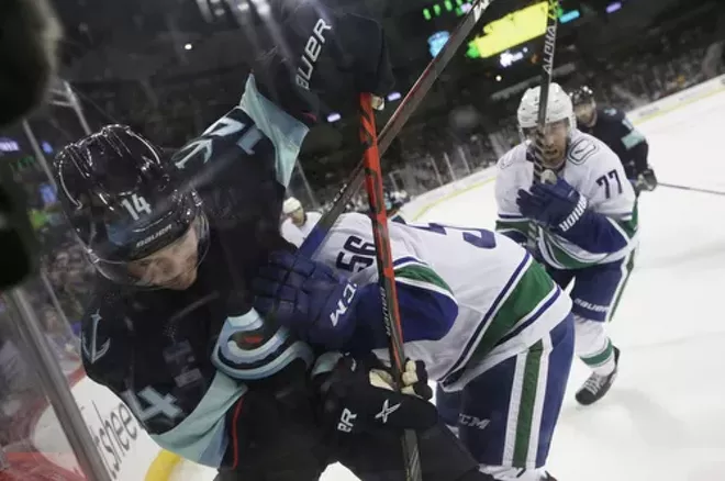 Image: Vancouver Canucks vs. Seattle Kraken Hockey 9/26/21