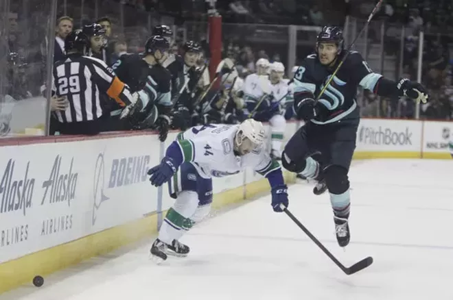 Image: Vancouver Canucks vs. Seattle Kraken Hockey 9/26/21