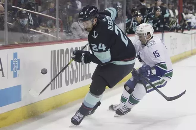 Image: Vancouver Canucks vs. Seattle Kraken Hockey 9/26/21