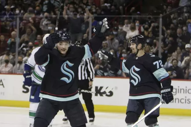Image: Vancouver Canucks vs. Seattle Kraken Hockey 9/26/21