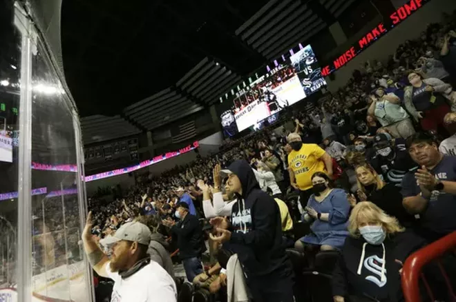 Image: Vancouver Canucks vs. Seattle Kraken Hockey 9/26/21