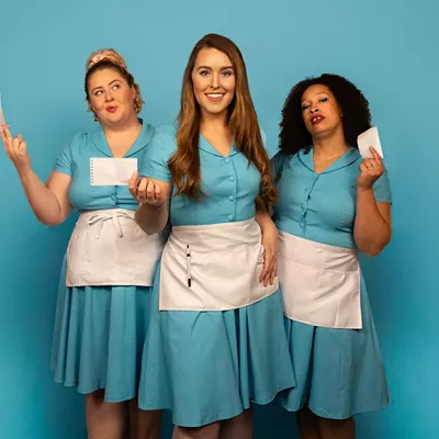 Image: Kalla Mort as Dawn, Chelsea LeValley as Jenna, Nicole Hicks-Wedge as Becky