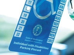 Washington may end free parking for some disabled drivers