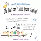 Image: We Just Can't Keep From Singing