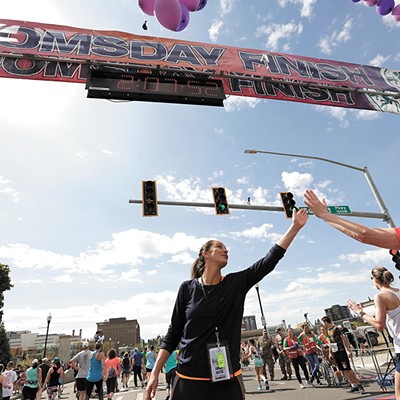 We're not running Bloomsday together this weekend, but we'll be back