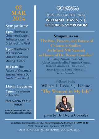 Image: William L. Davis, S. J. Lecture and Symposium