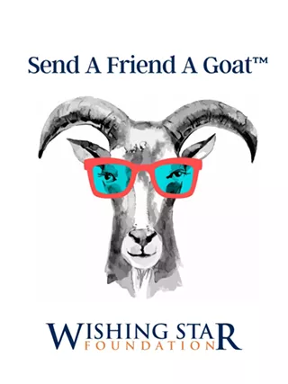 Image: Wishing Star's 19th Annual Send a Friend a Goat Fundraiser