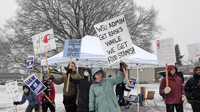 Image: WSU and the working student union tentatively agree on a contract the same day strike starts